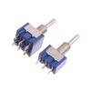 1Pc Mini Toggle Switch 3 Position 2 Position 3-Pin 6-Pin On Off On Dpdt Dpst 6A 125Vac 3A 250Vac Latching Flat Handle For Car