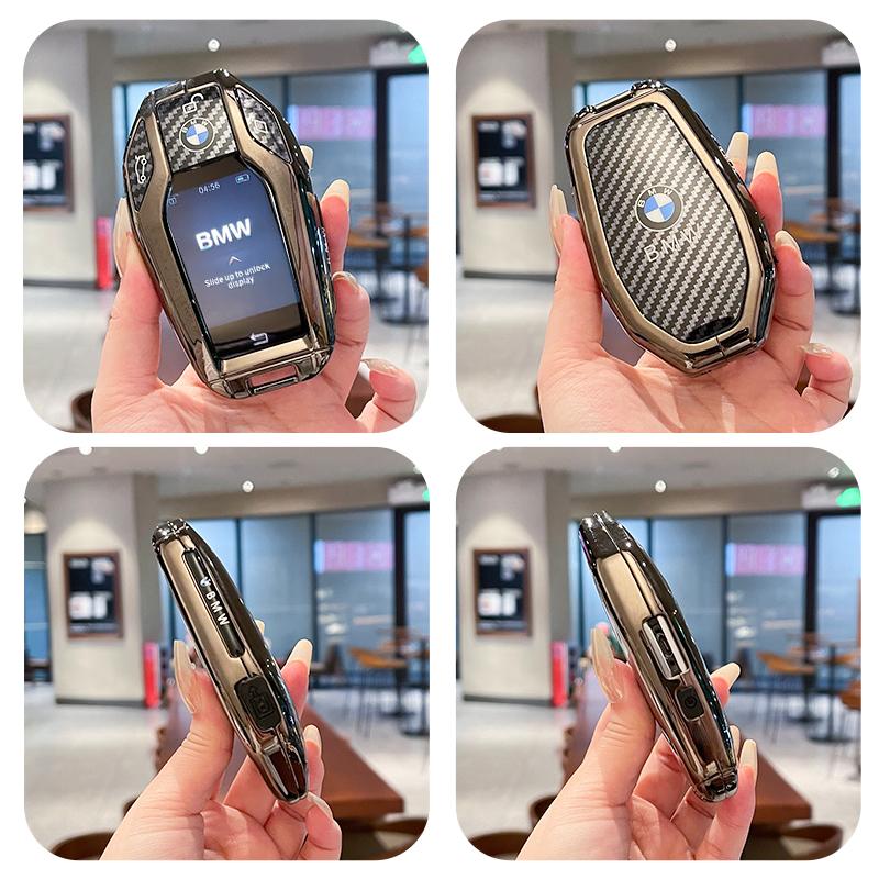 High Quality Car Carbon Fibre Key Case Cover Shell For BMW 5 7 Series G11 G12 G30 G31 G32 I8 I12 I15 G01 G02 G05 G07 X3 X4 X5 X7 J5UJD