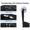 Foldable Magnetic Curler Storage Bag Large Capacity Curling Iron Carrying Case  Travel Use