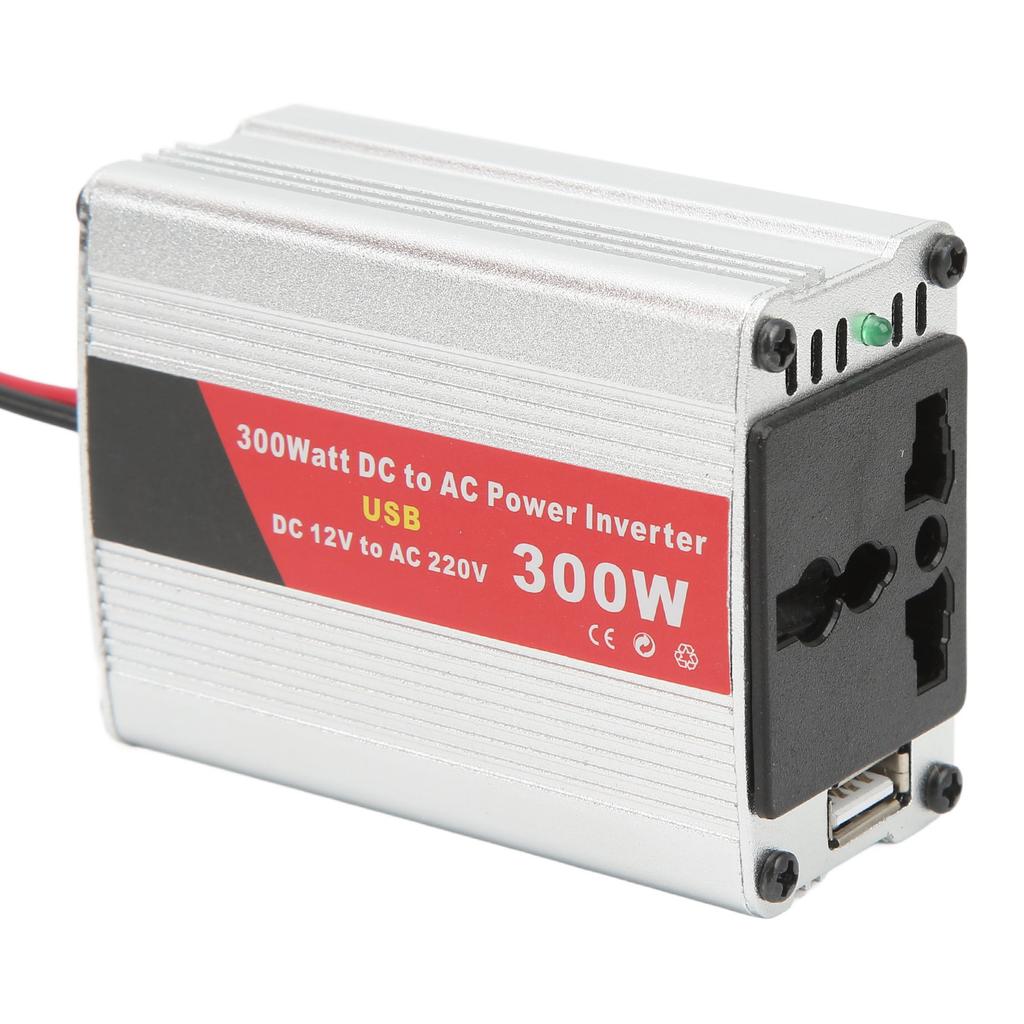 Modified Sine Wave Inverter Peak 300W Car Power Inverter DC 12V To 220V AC Converter for Laptops