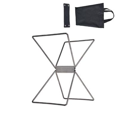 Durability Metal Camping Gear Organizers Stand Outdoor Waterproofed Stand Shelf for Backyard Gatherings