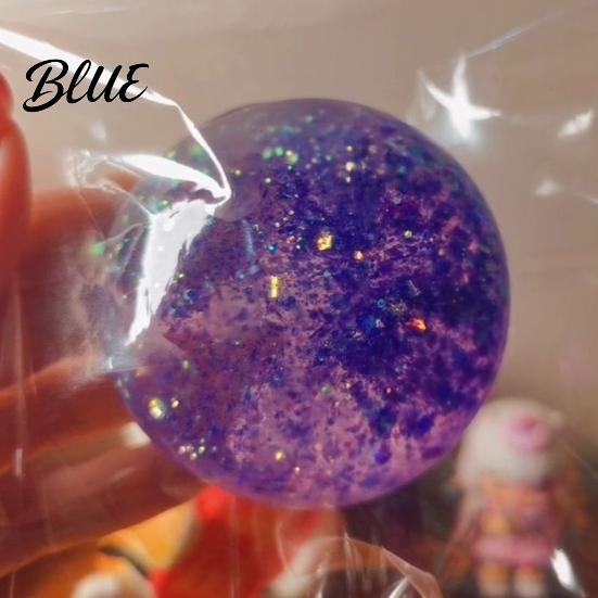 Anxiety Relief Gadget Colorful Squeeze Toy Slow-Rising Soft Fidget TPR Stress Relaxation Ball Decompression for Adults Kids Novelty Party Favor