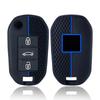 3 Button Silicone Car Key Chain Ring Shell Cover Case Holder For Peugeot 208 301 308 508 5008 3008 Citroen C5 C4 2010 2026 2026