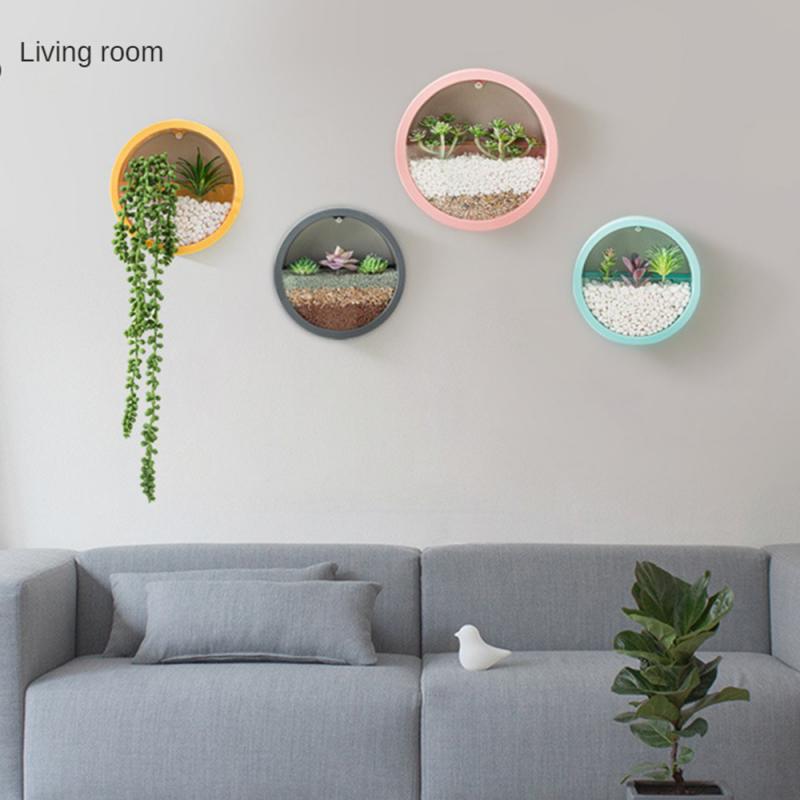 Nordic Home Decoration Vase Wall Hanging Flower Pot Room Hanging Accessories Basket Flower Container Home Decoration Planter Pot