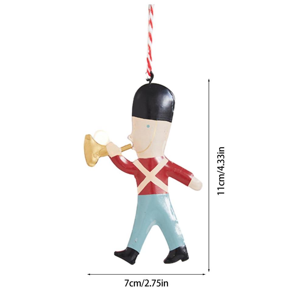 Рождественская вечеринка Скандинавское Рождественское украшение Металлическая подвеска Рождественская елка Комната Вечеринка Праздничное украшение Украшения