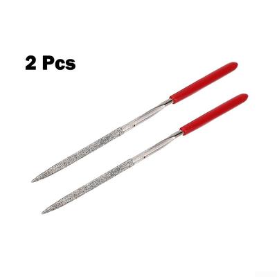 Pile Diamantate Diamant Plastic Antiderapant Argintiu + Roșu Oțel