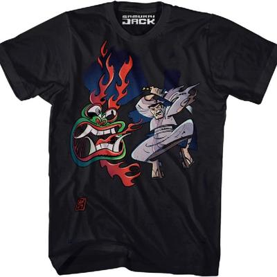 Cartoon Network Men's Samurai Jack Jump Graphic T-Shirt