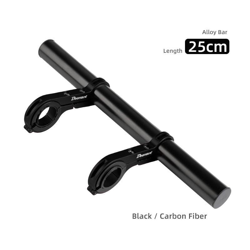 10/20/25/30cm Bicycle Handlebar Extended Bracket Bike Headlight Mount Bar Computer Holder Lamp Support Rack Alloy Fiber Stand