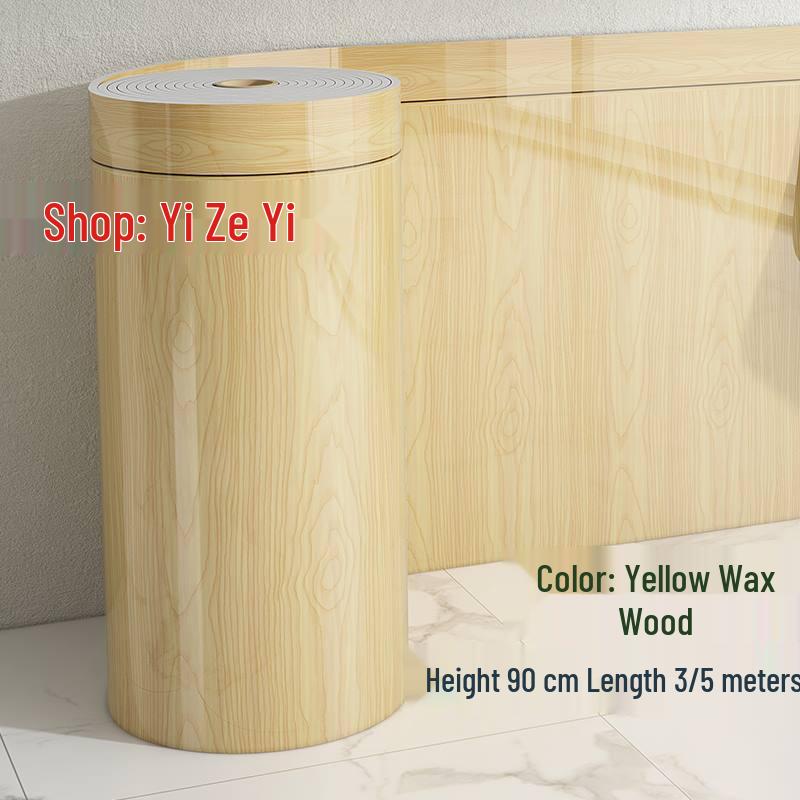 Thick Self-Adhesive Waterproof Skirting Board Wallpaper: Moisture-Proof, Anti-Collision Wall Protection & Decoration