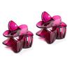 4cm Long 2pcs  Fancyin Colorful Triangle Small Hair Claws Crab Cat Ear Headwear for Women Colorful Hairclip Hair Accessories