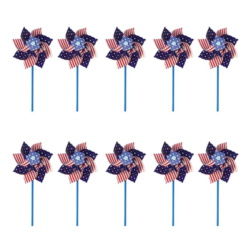 Wind Spinners Eye Catching Pinwheels Colorful for Kid Parties Camping Picnics Outdoor Gathering Lawns Garden Decorations