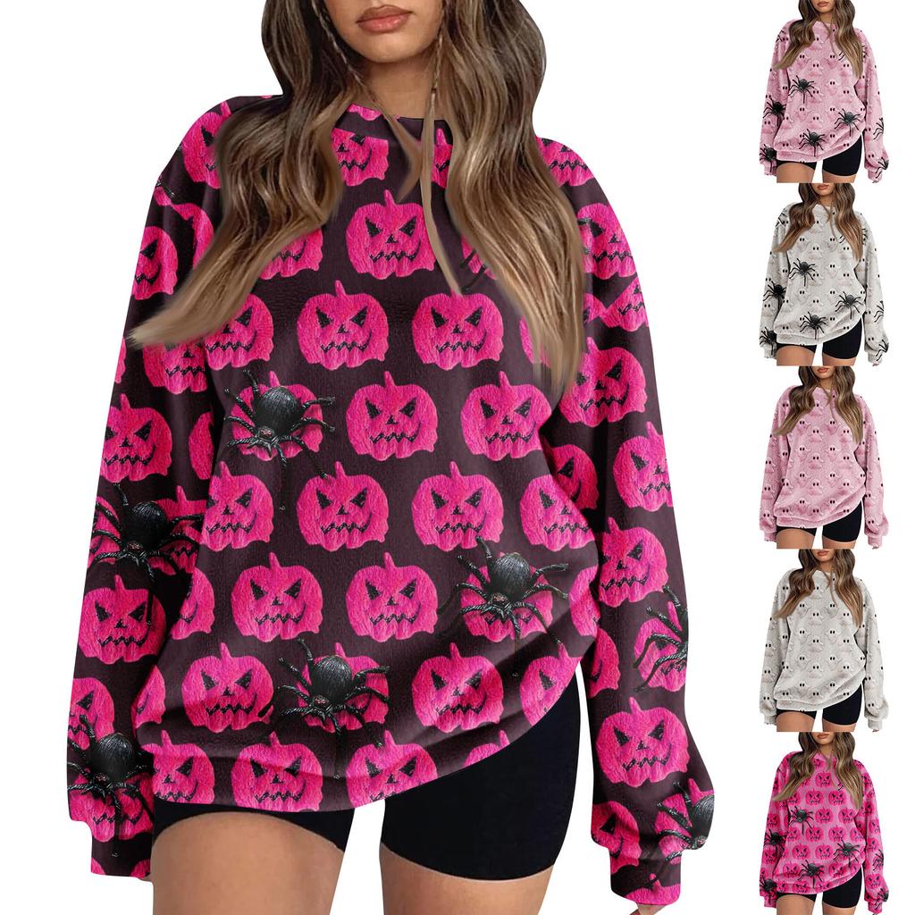 Women's Colorblock Sweatshirt Long Sleeve Round Neck Casual Comfortable Loose Lightweight Women's Sweatshirt