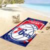 Basketball Team Logo Print Quick Dry Beach Towel Microfiber Absorbent Portable Travel Swimming Towel