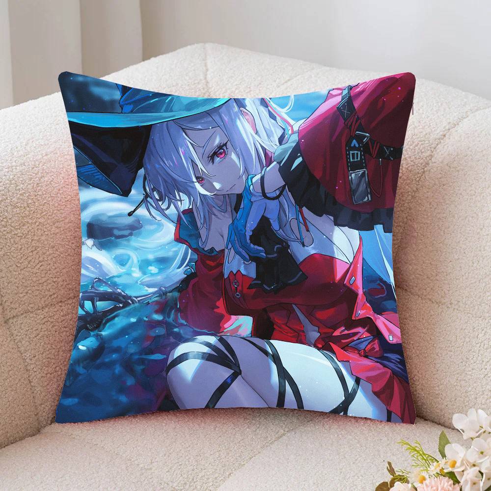 Skadi Animated Game AArknights Pillow Case Fashion Square Pillowcase Bedroom Sofa Room Ins Decoration Leisure