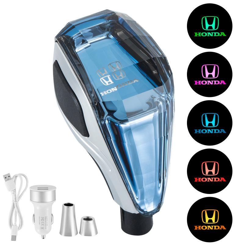 Crystal Light-Up Gear Shift Knob for Toyota, Mazda, and Mitsubishi Cars