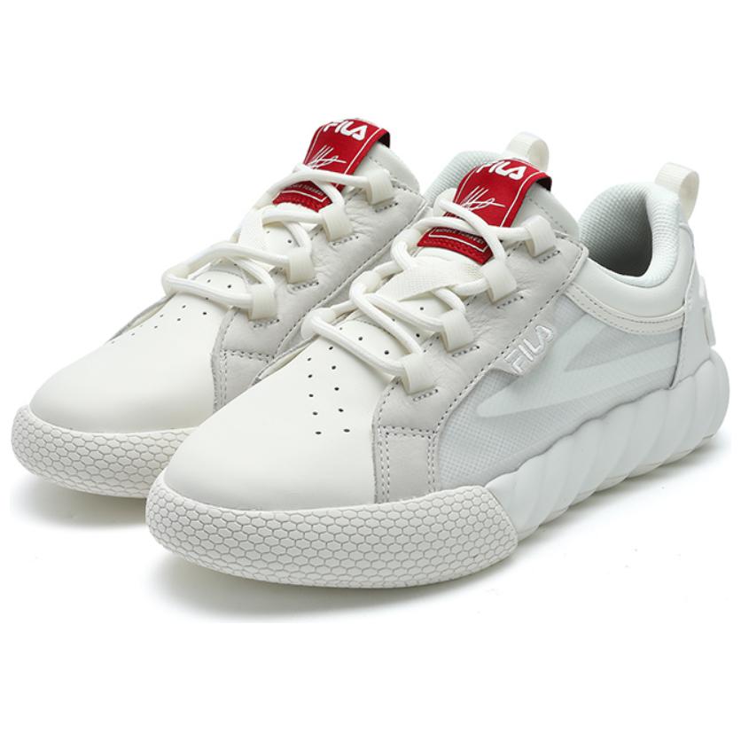 New FILA CAMPO Wear Resistant Low Top Skateboard Shoes Women's White F12W423208FSA