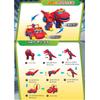 Set of 6 Go Go Go Dino REX TOMO Viki PING LOCKY Storm Transforming Dinosaur Mini Robots &