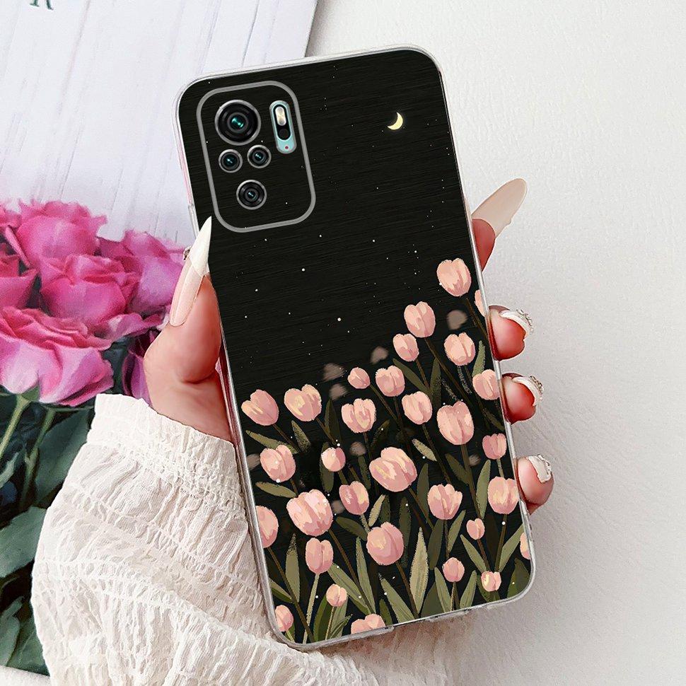 Colorful Pattern Case For Xiaomi Redmi Note 10 4G Ultra Slim Soft Silicone Case For Redmi Note 10 10S Note10 Note10S Cover Coque