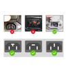 3Port USB Charger For Electric Bike Motorcycle With Intelligent Recognition Overloads Protections 36V-120V Input