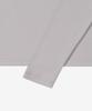 BASIKA Turtleneck Slit T-Shirt (Gray)