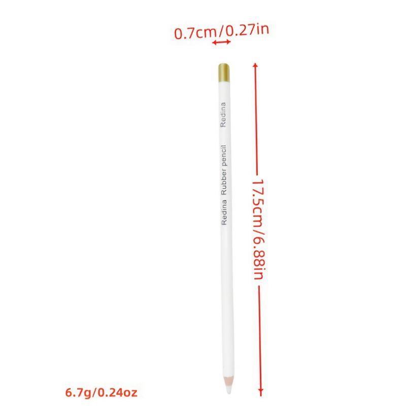 3/6Pcs Rubber Pencil,Highlighter Art Eraser Professional Art Pens For Drawing Sketching Accessories Not Damage Paper Stationery