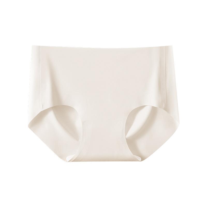 

Women s Summer Naked Sense Ice Silk No Scratch No Hip Antibacterial Cotton Crotch Waist Triangle Briefs XL тілесний