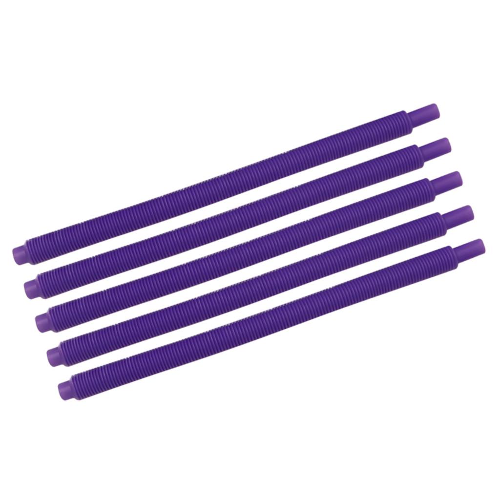 10pc Art Straw Creative  Retractable Curved Long plastic For Party Decorations фиолетовый