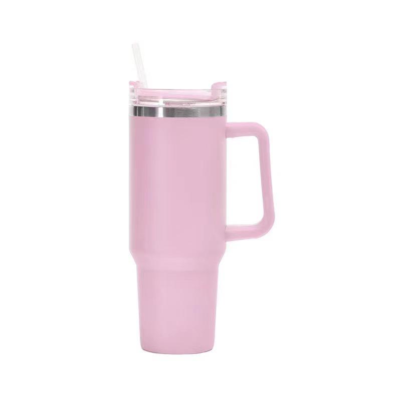 Third Gen 40oz Handle Thermos Cup, 304 Stainless Steel, Large Capacity for Vehicles, Ice Cooler Cup.