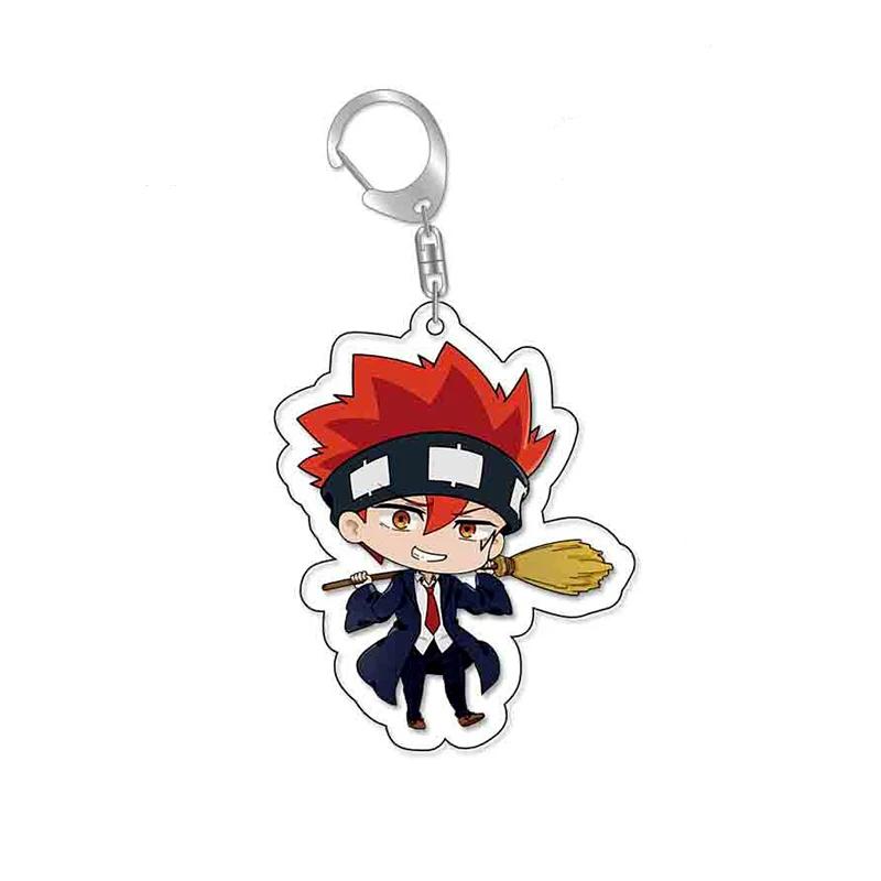 Chaveiro de Anime Mashle Magia e Músculos Mash Burnedead Chaveiro de Desenho Animado Acessórios para Bolsa