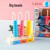 Little Carney Three-Row Abacus for First Grade - Large Beads for Children's Learning and Arithmetic Calculation