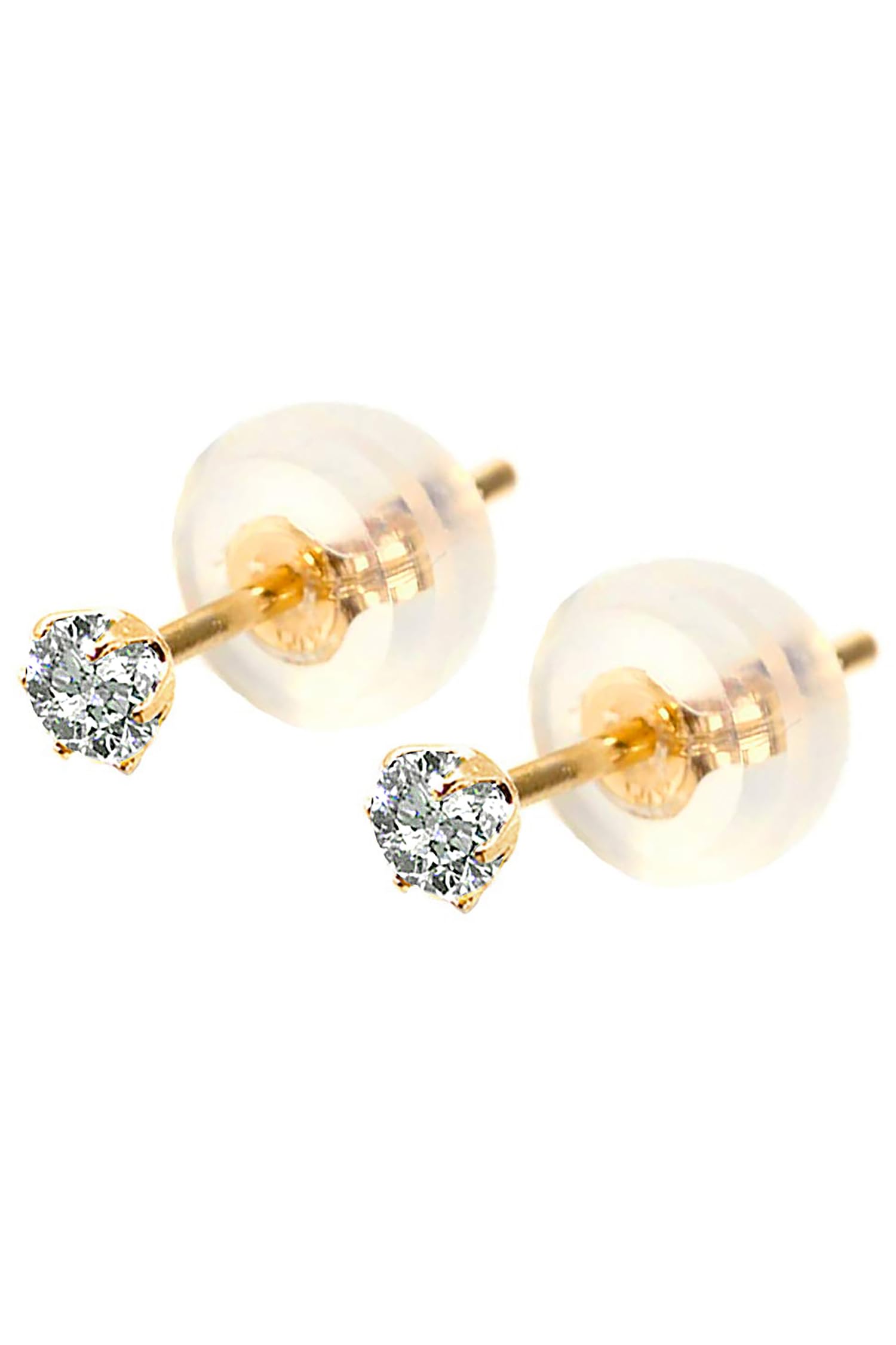 

Серьги-гвоздики из желтого золота PLUSTER Diamond K18 с бриллиантами и коробкой-упаковкой Plaster Day для женщин (Натуральный 0,1 карат) [Подарок включен] Матери
