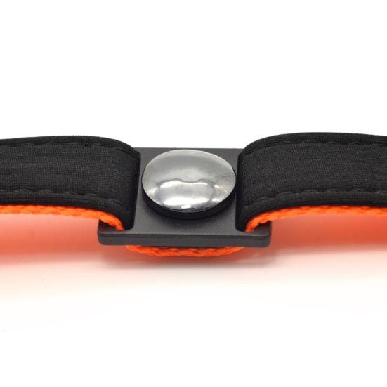 Magnetic Dog Collar Pet Collar with Reflective Dot Strips Adjustable Breathable Collar for Night