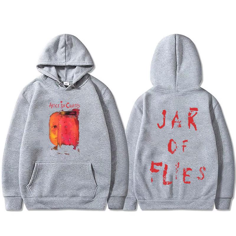 Rockband Alice in Chains Jar of Flies Album Grafik Hoodie Herren Gothic Punk Popmusik Kapuzensweatshirt Männermode Pullover