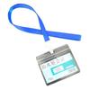 Pack of 50 - 1.5cm Wide Employee ID Badge Lanyards with Integrated Buckle and Card Holder