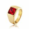 Simple and Fashionable Gemstone Studded Diamond Personalized Ring for Men and Women
