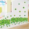 XH3021 Green Clover Grille Bedroom Living Room Background Decoration Removable Stickers