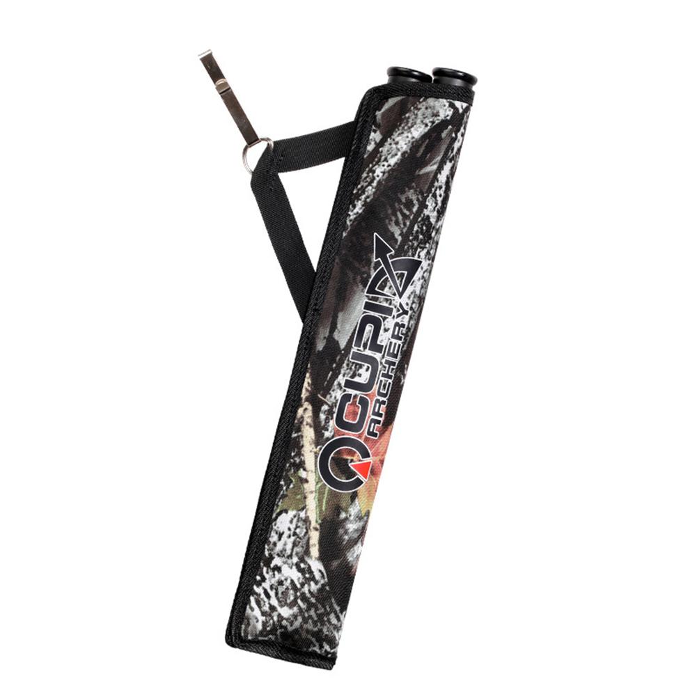 Double Tube Arrow Quiver Bag Portable Waist Hanging Archery Arrows Holder Pouch for Oudoor Hunting Accessories