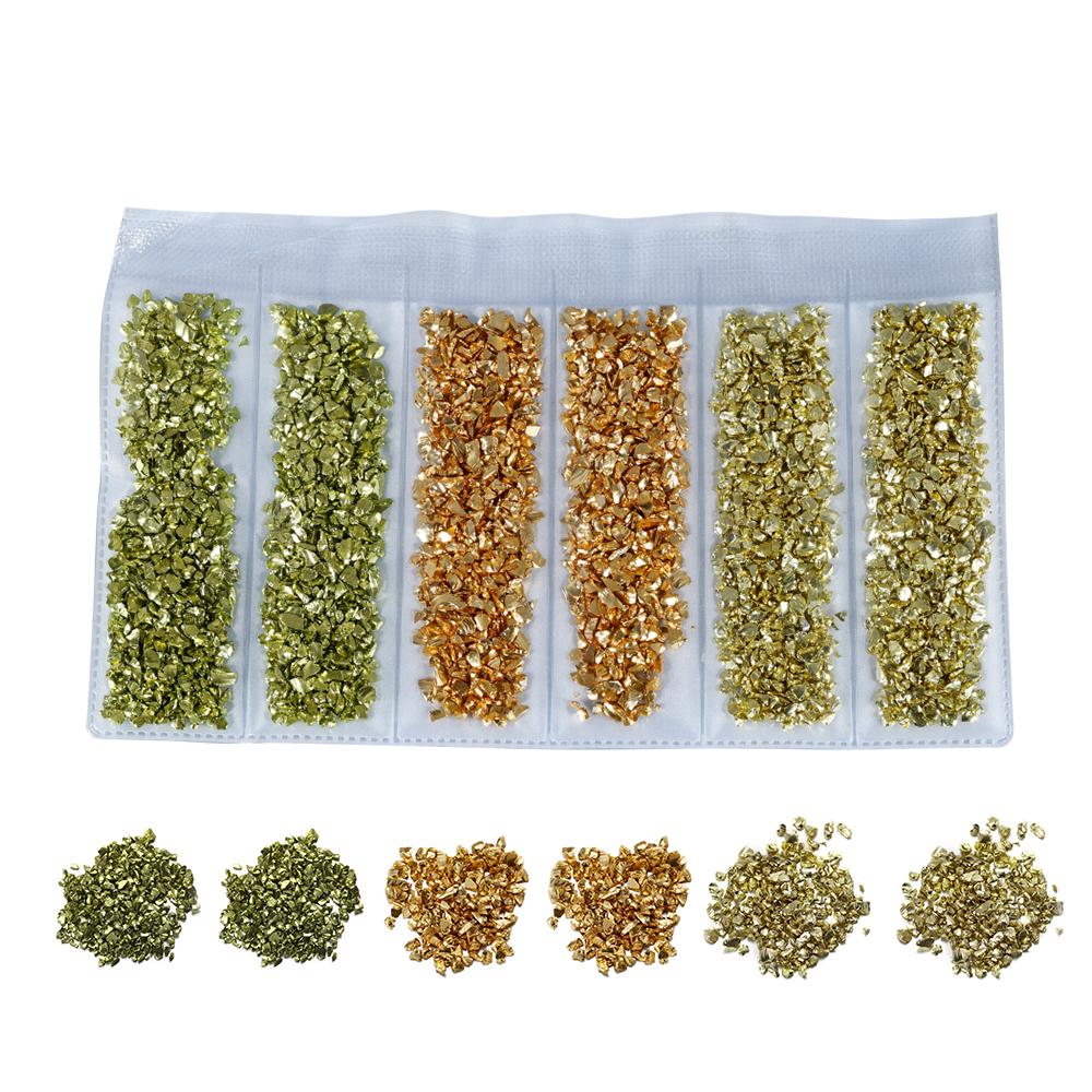 1 Set Multi-Color Mixing Nail Art Crushed Glass Stones Irregular Decoration for DIY Epoxy Resin Siliocne Mold Fillings Material