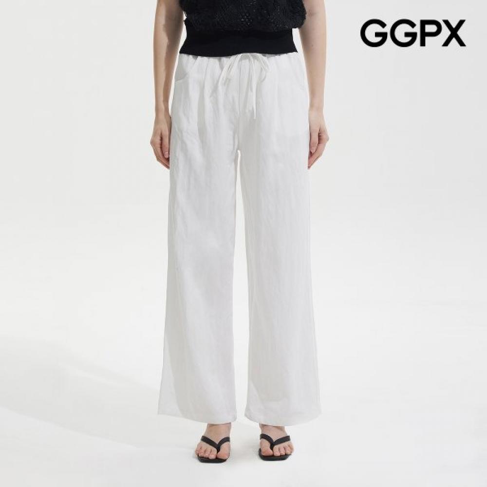 Ggpx New York Waist String Straight Simple Pants Gq4pt008f navy/F