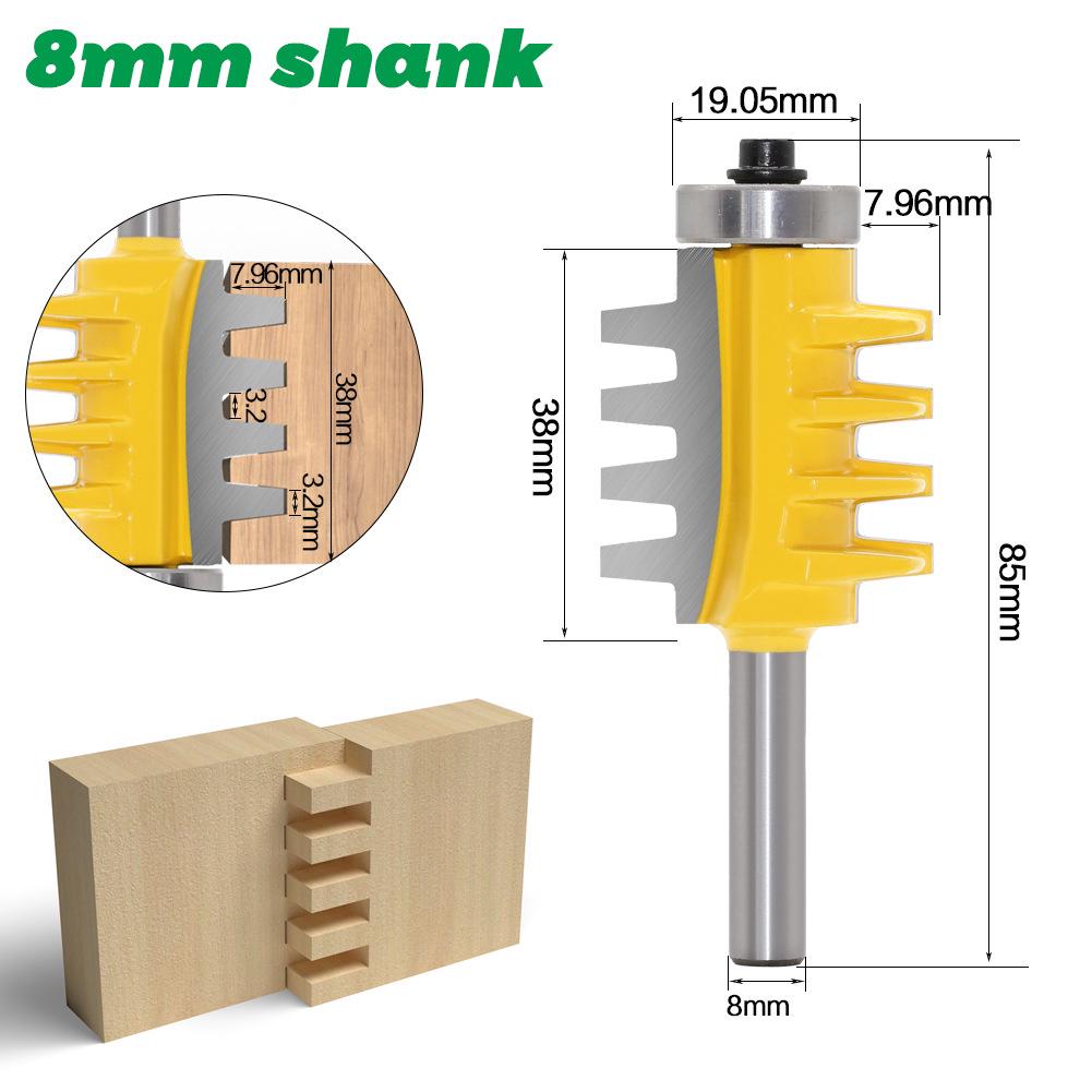 6 mm 8 mm 1/4 palce stopka Dřevěná frézka Bit Kužel Čep Dřevoobráběcí fréza Příslušenství
