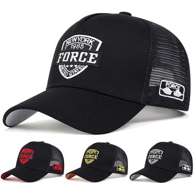 Unisex FORCE Buchstabenstickerei Baseball Netzmützen Frühling und Sommer Outdoor Verstellbare Lässige Hüte Hip Hop Hut Sonnenschutzhut
