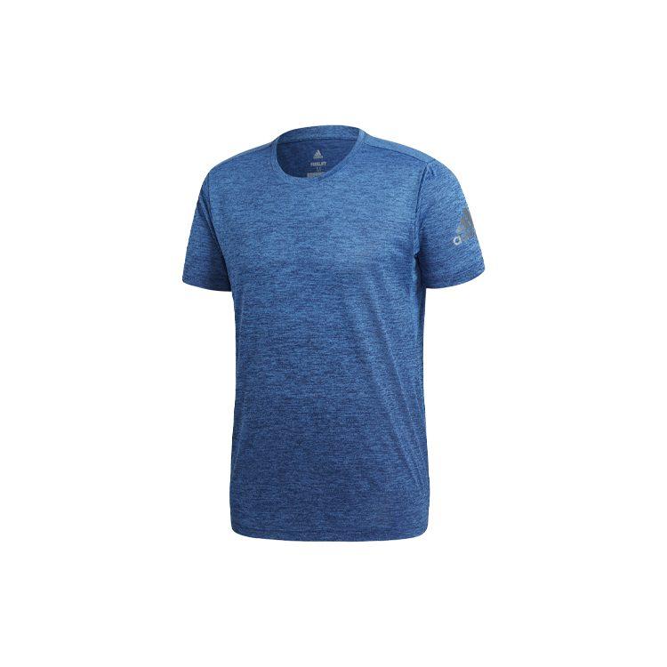 Adidas T Shirts Men's Trace Royal Blue Crew Neck Moderate Straight Fit CW3436