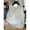 Round Neck Summer Thin Loose Literary Versatile Shirt Sleeveless Small Vest