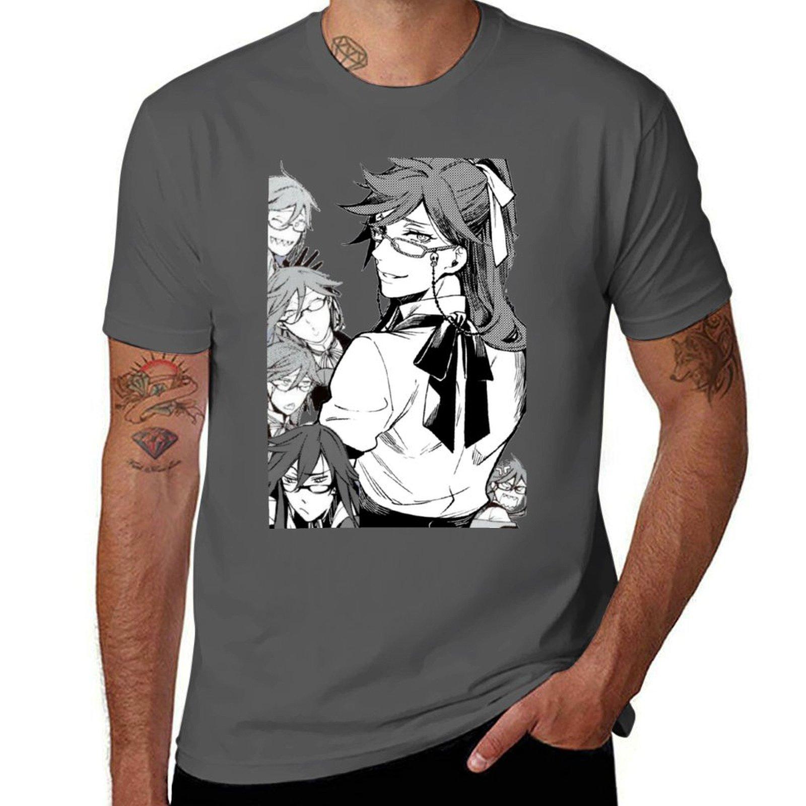

Grell sutcliff T-Shirt shirts graphic tee for a boy designer shirts custom shirt men t shirt 4XL