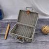 Vintage-Style Imitation Rattan Picnic Basket and Storage Box - Ideal for Photos, Bridesmaid or Groomsman Gifts