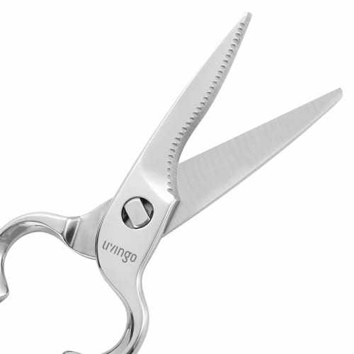 LIVINGO Kitchen Scissors, Forged, Durable, Disassembleable, Sharp, Multi-Purpose Stainless Steel, for Poultry, Food, Meat, Cooking, Bottle Opener, and