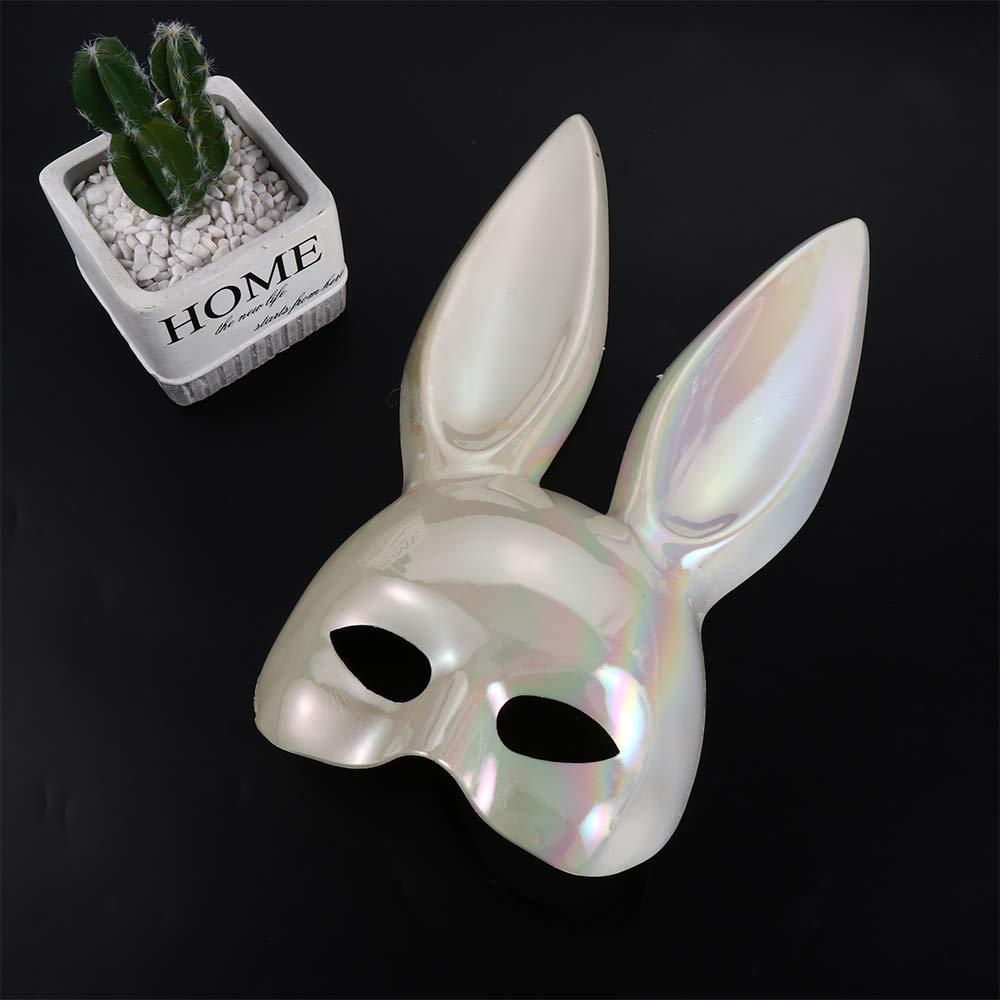Props Gifts Rabbit Ears Mask Half Face Mask Prom Party Supplies Women Half Mask Party Cosplay Props