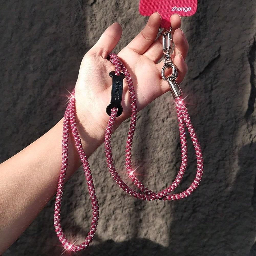 Crossbody Mobile Phone Lanyard Women's Outdoor Long Travel Mobile Phone Chain Bag Lanyard