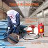 10 Gallon/38L Sandblaster Equipped with Nozzle Shut-Off Valve Pressure Gauge Ceramic Nozzle Rubber Wheels Grit Blasting Blast Sandblasting