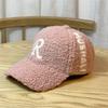 Thick Lamb Plush Cap Warm Rebound Cap High Quality Baseball Cap  Unisex